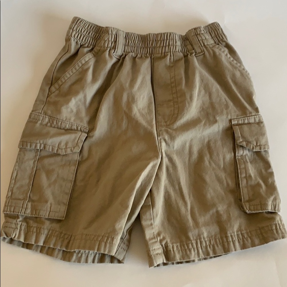 Khaki Toddler Boy’s Pull On Cargo Shorts